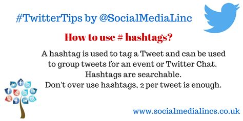 What Is A Hashtag And How To Use Them On Twitter Social Media Lincs