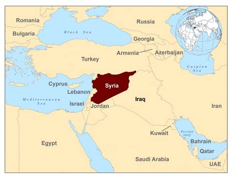 Syria Map Middle East Get Map Update