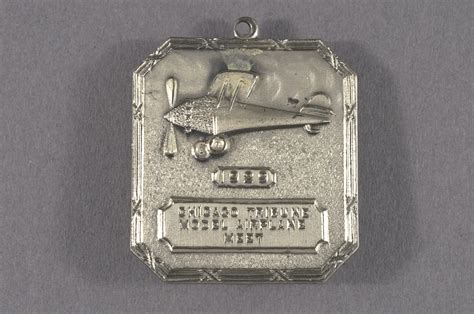 Medal 1929 Chicago Tribune Model Airplane Meet National Air And
