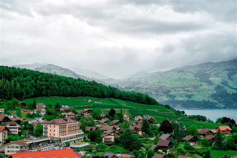 A Quaint Village In Switzerland