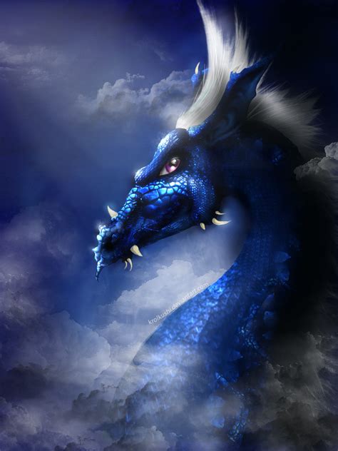 Sapphire Dragon By Krolkushi On Deviantart