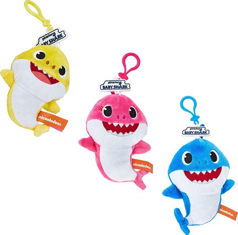 Baby Shark Coin Purse Set Set Of 3 Baby Shark Plush Toys
