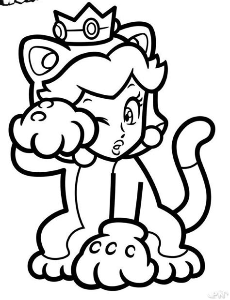 Printable Super Mario 3D World Coloring Pages