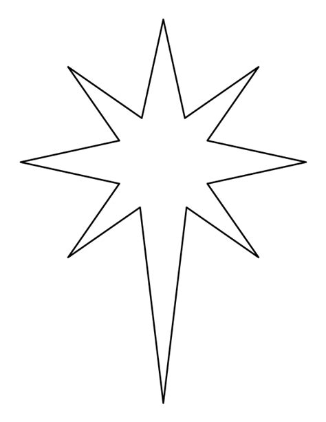 Printable Bethlehem Star Template Christmas Star Crafts Christmas