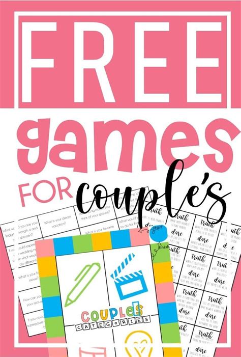 Free Couples Game Bundle Printables Couples Game Night Love Games