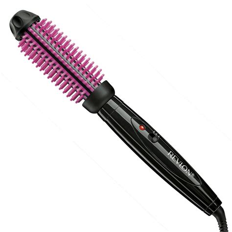 Revlon Pro Collection Silicone 1 Heated Hot Hair Brush Black And Pink