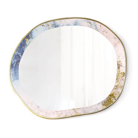 Round Mirror In A Gold Frame Png Free Transparent Png 2036844
