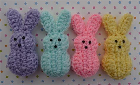 Easter Marshmallow Bunnies Free Crochet Pattern Allcrafts Free Crafts