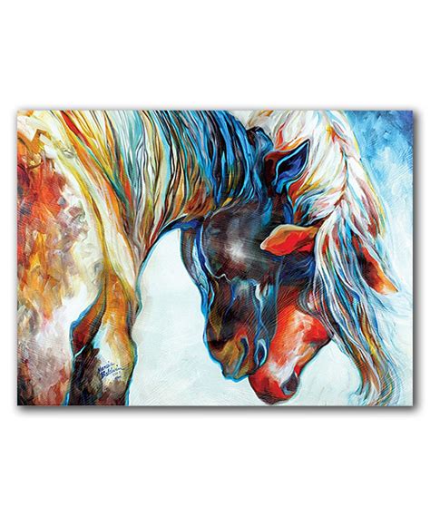 Forever Friends Wrapped Canvas Horse Wall Art Canvases Friend Canvas