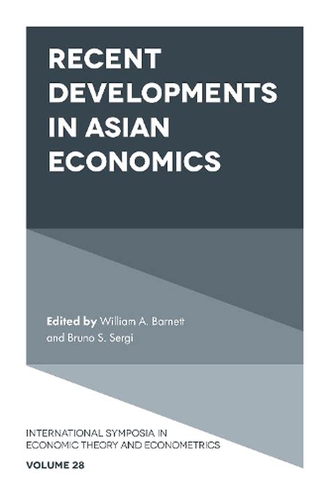 Recent Developments In Asian Economics Hardcover 9781838673604 Buy