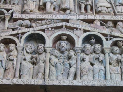 2003 Conques Carving Detail Img 6351 Iglesia Abacial De Santa Fe