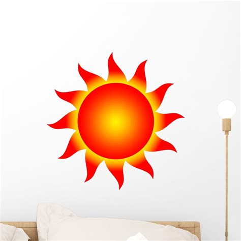 Sun Wall Decal Sticker By Wallmonkeys Vinyl Peel And Stick Graphic 18