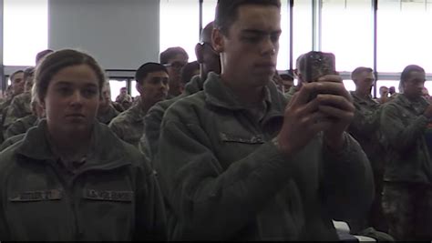 The Head Of The Air Force Academy Told His Cadets To Record His