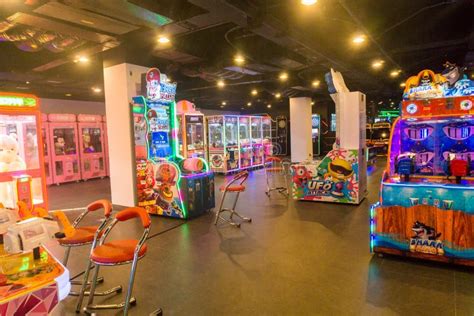 Game Center Entertainment Playground In A Shopping Center Various