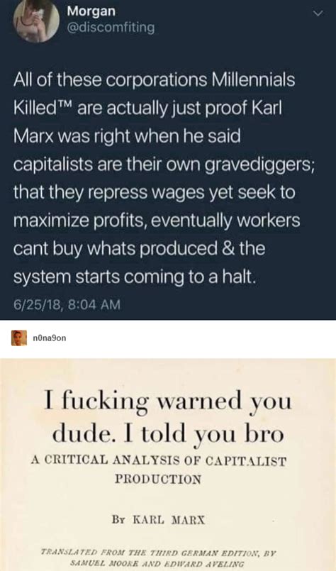 Told You So Karl Marx Rcontrapoints