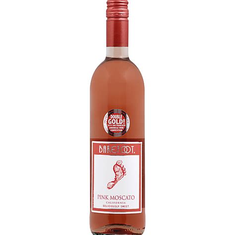 Barefoot Pink Moscato California Rose Wines Big John Grocery