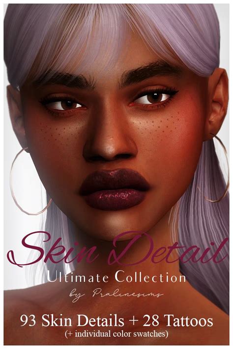 Skin Detail Tattoo Ultimate Collection Pralinesims The Sims 4