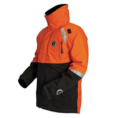 The first is a wicking lining that aids in breathability, the second is the segemented foam. Mustang Catalyst Flotation Coat - XXX-Large - Orange/Black-C