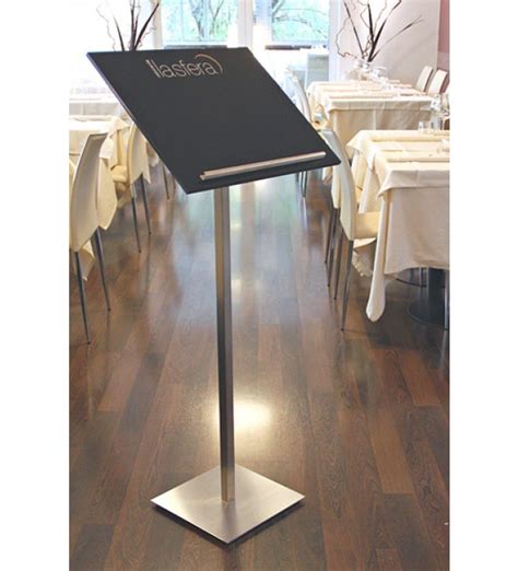 Menu Stand For Restaurants With Display Panel
