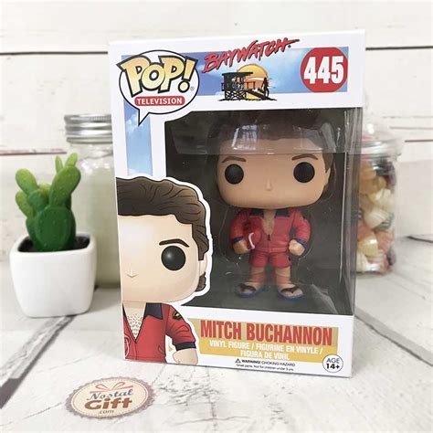 Pilot for the cult 90s show 'baywatch' about a team of l.a. Funko Pop ! Alerte à Malibu - Mitch Buchannon