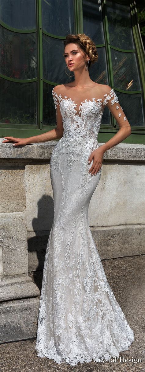 Meghan markle chose clare waight keller to create her simple, elegant gown for her regal walk up the aisle, and our royal wedding photo album documents the changing wedding dresses through history. Crystal Design 2018 Wedding Dresses — "Royal Garden ...