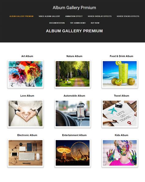 Album Gallery Wordpress Plugin A WP Life Plugins & Themes