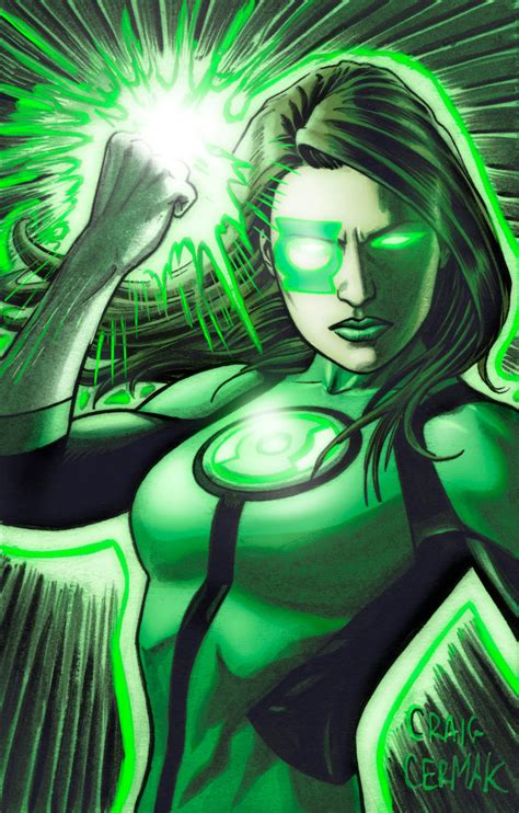 Green Lantern Jessica Cruz Colors By Craigcermak On Deviantart Green Lantern Jessica Cruz