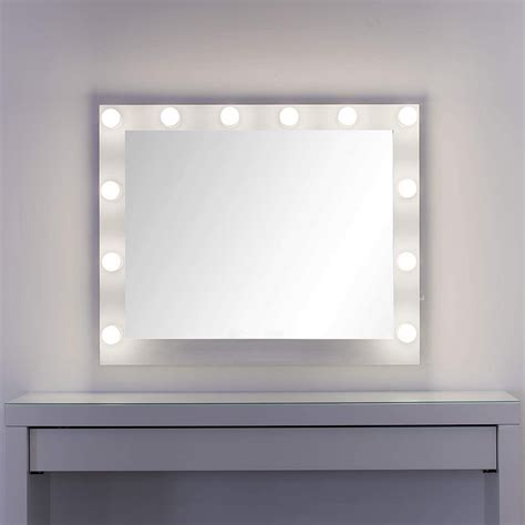 Wall Mounted Hollywood Makeup Mirror Lighted Liteharbor Lighting