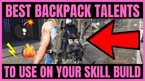 This makes it quite frustrating to find relevant guides for hunting specific brand sets online. The Division 2 - BEST BACKPACK TALENTS ON A SKILL BUILD ...