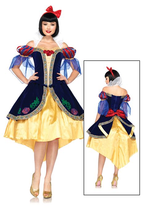 Womens Disney Deluxe Snow White Costume Halloween