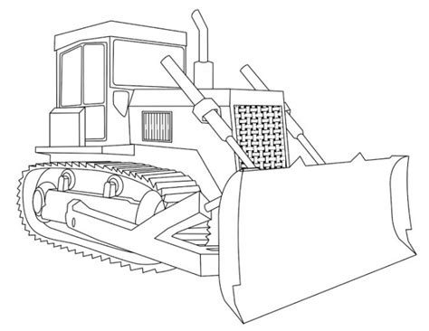 Le second grimpeur réalise la même chose. Coloriage Pelle Mécanique en noir et blanc