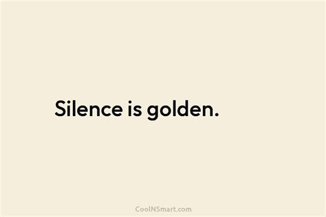 Quote Silence Is Golden Coolnsmart