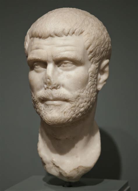 Marble Portrait Of Claudius Gothicus Marcus Aurelius Valer Flickr
