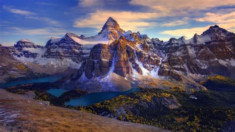 🥇 British Columbia Canada Mount Assiniboine Canadian Rockies Lakes