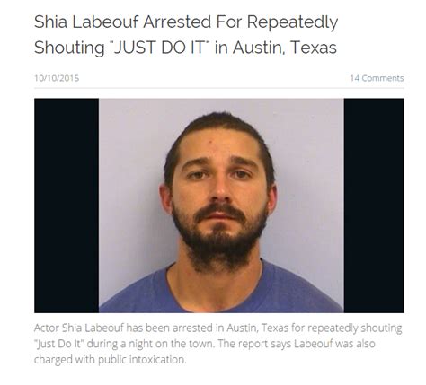 Shia Labeouf Wants You To Just Do It