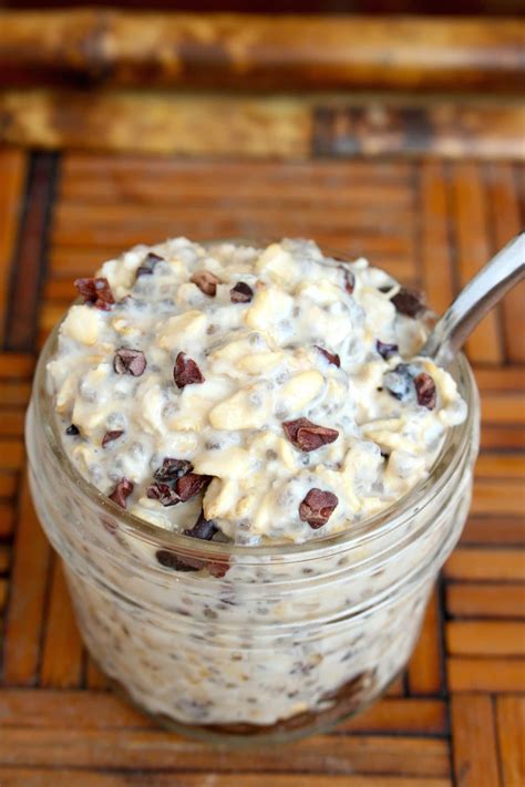 Amount per serving (1 g). Healthy Cookie Dough Overnight Oats