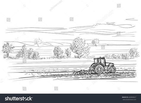 Farm Finance Tractor Coloring Pages Tractor Drawing Champs