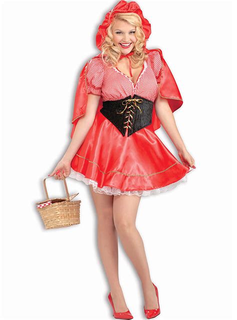 Plus Size Sexy Little Red Riding Hood Adult Costume Express Delivery Funidelia