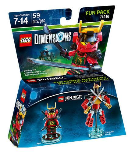 Lego Dimensions Ninjago Nya Fun Pack 71216 For Sale Online Ebay