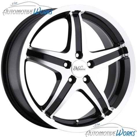 Purchase 17x7 Milanni Kool Whip 5 5x115 22mm Black Wheels Rims Inch 17