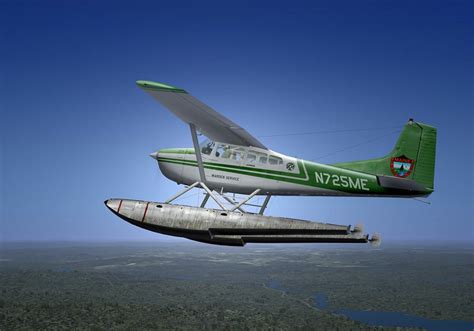 Cessna C185f Float Plane For Fsx