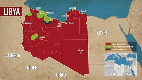 Map Libya Civil War The New Arab