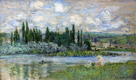Oscar Claude Monet 1840 1926 View Of Vétheuil Sur Seine 1880 Alte