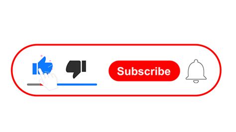 Animated Subscribe Button Logo Youtube Bell Icon Png Download Images
