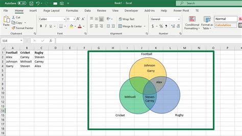 How To Create A Venn Diagram In Excel Step By Step Excel Spy