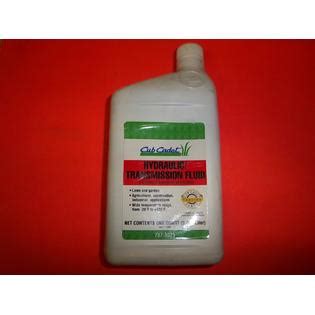 I inherited a cub cadet 2155 in absolutely excellent condition. Cub Cadet Genuine Original CUB CADET TRANSMISSION FLUID ...