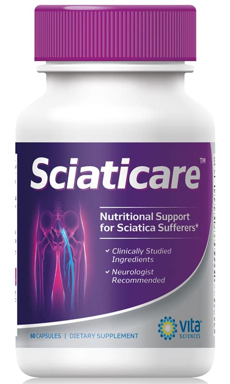 Sciatica Nerve Pain Relief Supplement Vitamins With Natural R Ala Form