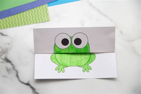Frog Folding Surprise Free Printable The Best Ideas For Kids