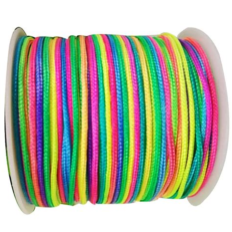 15mm Rainbow Rattail Satin Braid Nylon Cordjewelry Accessories