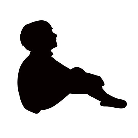 120 Boy Looking Up Silhouette Stock Illustrations Royalty Free Vector